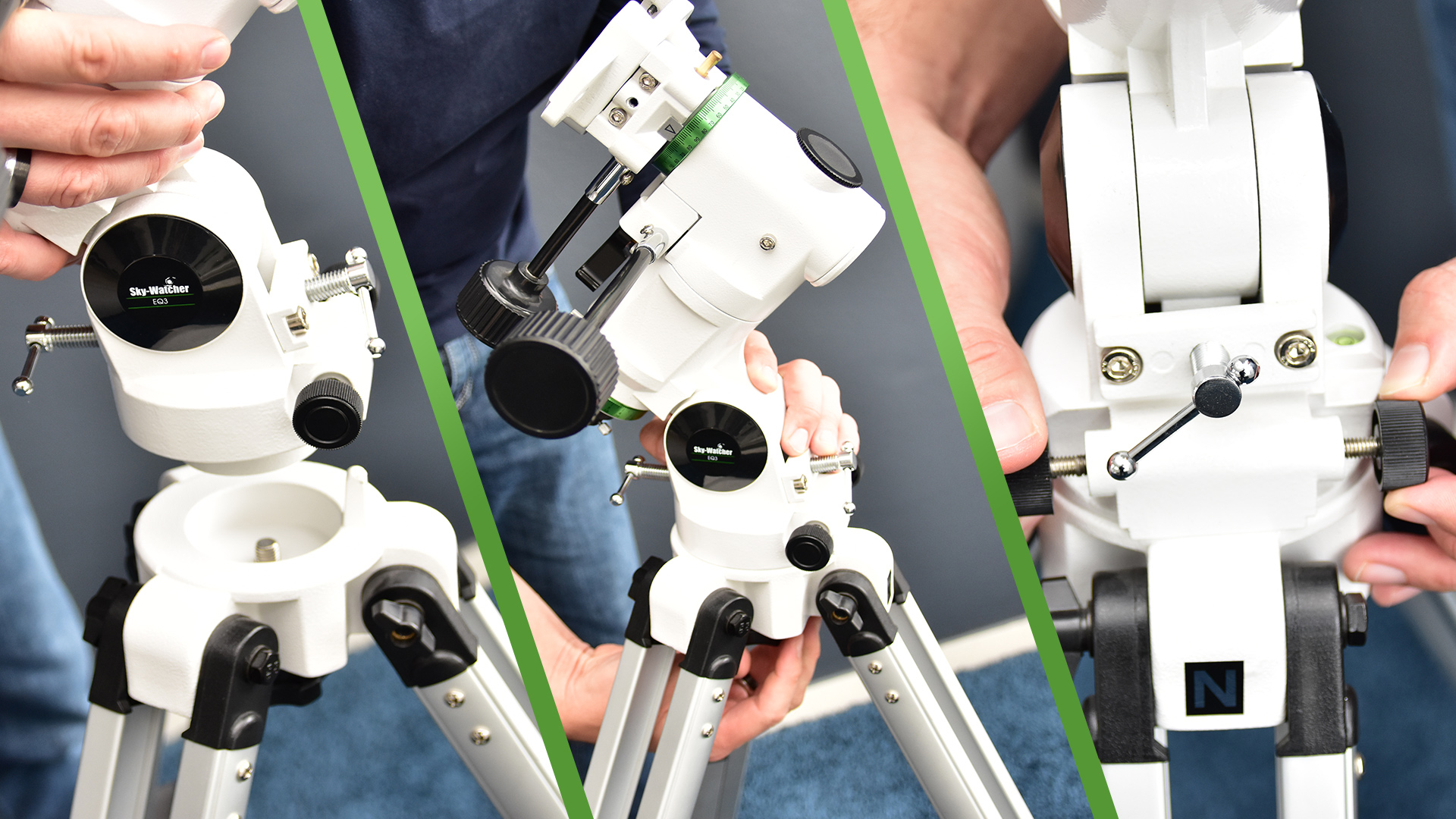 Die EQ-Montierung richtig aufstellen – so geht’s
