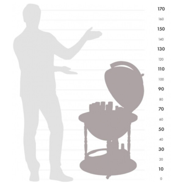 Zoffoli living Globusbar Dedalo 50cm