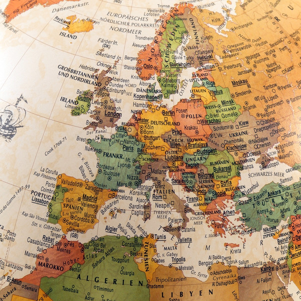 Räthgloben Standglobus PAL 50 60, Antikdesign