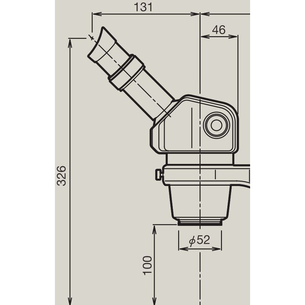 Nikon Zoom-Stereomikroskop SMZ445, bino, 0.8x-3.5x, 45°, FN21, W.D.100mm, Durchlicht, LED