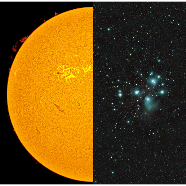 Lunt Solar Systems Sonnenteleskop ST 70/420 LS60MT Ha B600 Allround OTA