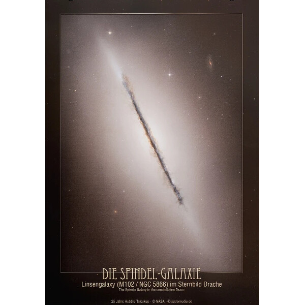 AstroMedia Poster Die Spindel-Galaxie
