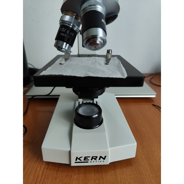 Kern Mikroskop Mono Achromat 4/10/40, WF10x18, 0,5W LED, OBS 113 (Neuwertig)