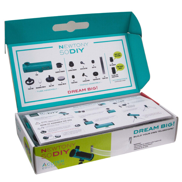 Acuter Teleskop N 50/200 Newtony 50 Discovery DIY