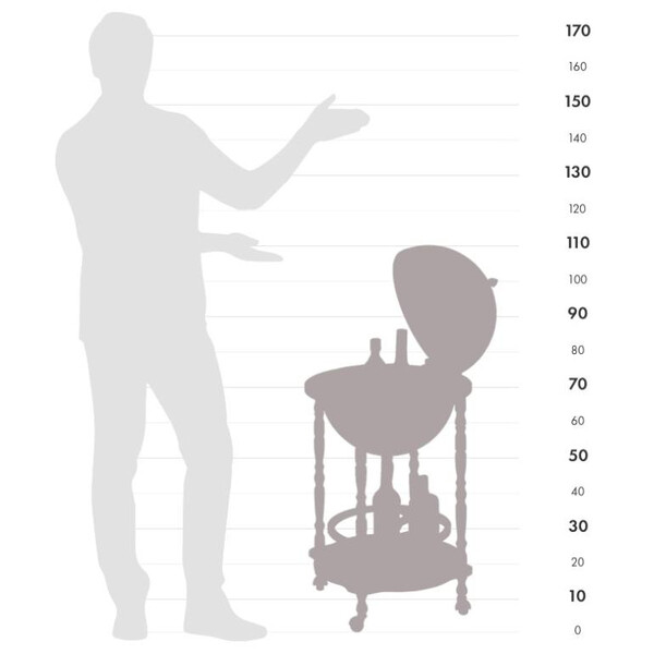 Zoffoli living Globusbar Petra 40cm