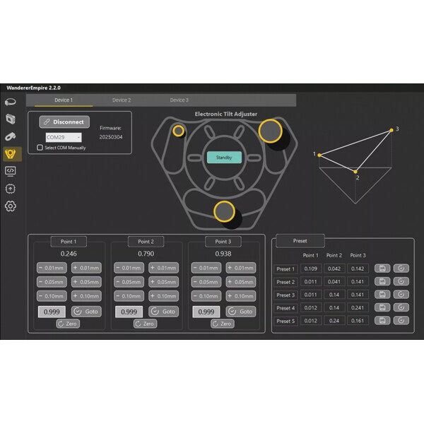 Wanderer Astro Electronic Tilter ETA M54