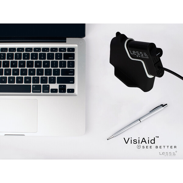 LESS Lupe VisiAid, Beleuchtungsbrillen, Komplettset, Tisch