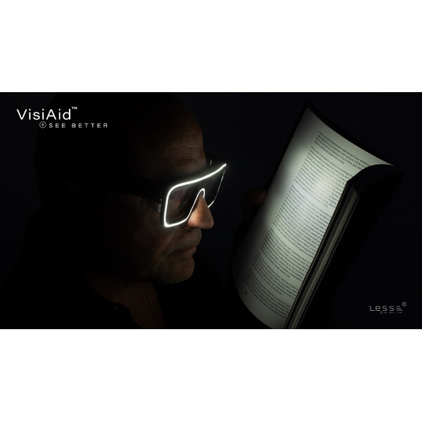 LESS Lupe VisiAid, Beleuchtungsbrillen, Komplettset, Tisch