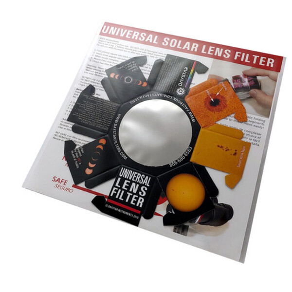 DayStar Sonnenfilter White-Light Universal Lens (2-Pack, 50-69 mm)