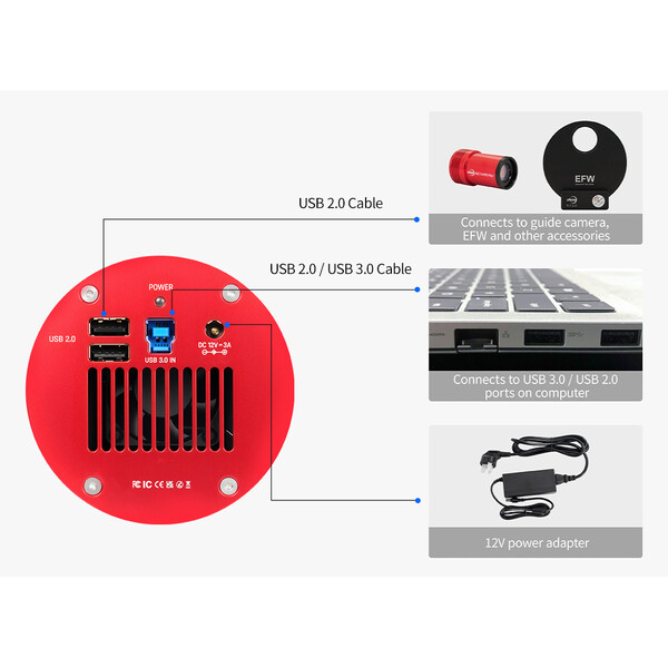 ZWO Kamera ASI 2600 MC Pro Color