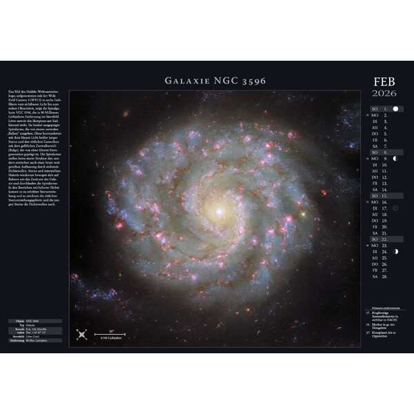 Astronomie-Verlag Weltraum-Kalender 2026