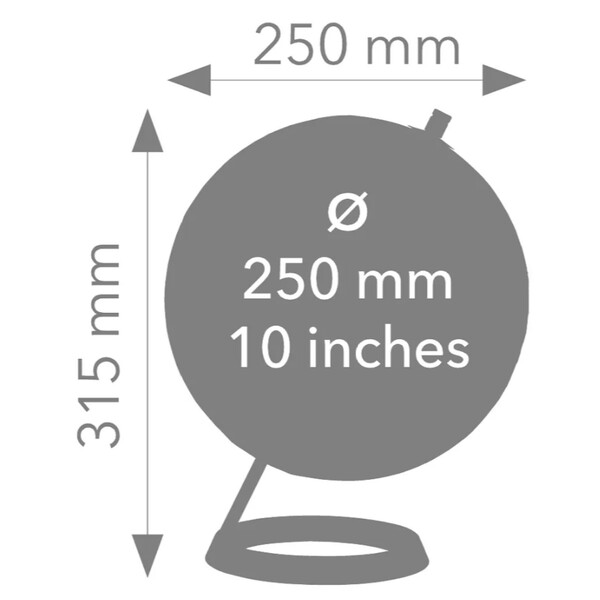 TROIKA Globus 23,5° 25 cm