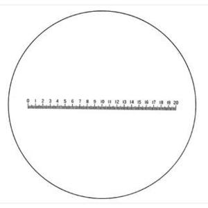 Eschenbach Präzisions-Mess-Skala für Skalenlupe 11547 und 115410