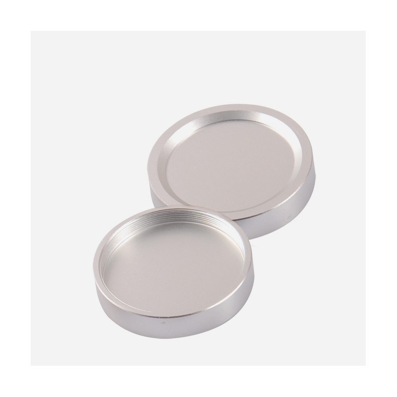 ASToptics Staubschutz Staubkappe mit M48-Gewinde (wie 2" Filter), silber