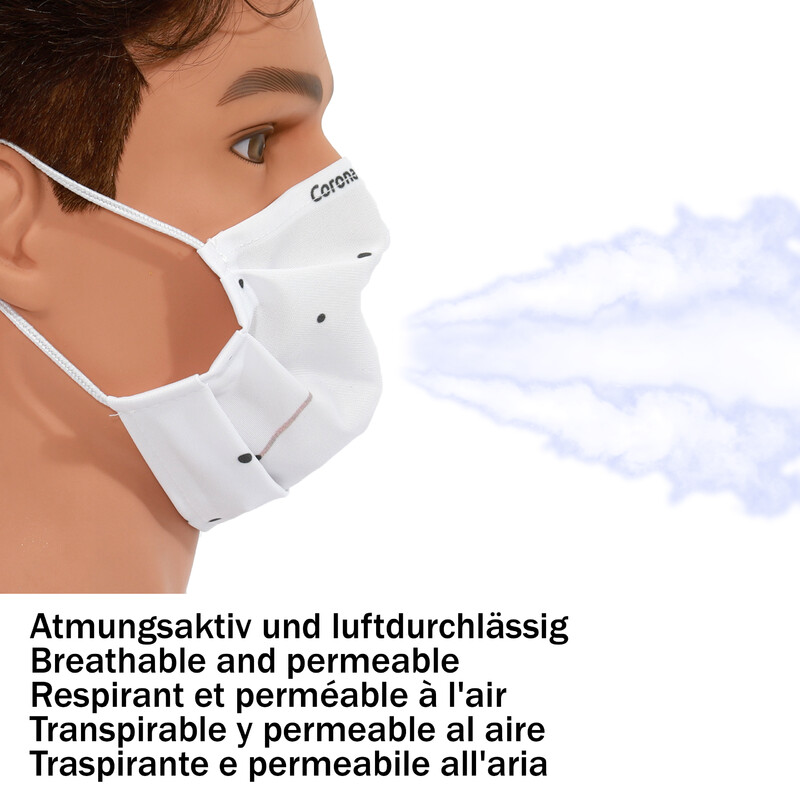 Masketo Mund- und Nasenmaske Polyester Corona Borealis 5 Stück
