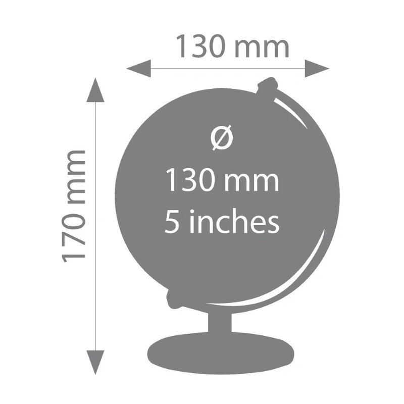 TROIKA Mini-Globus Gagarin Night 13cm