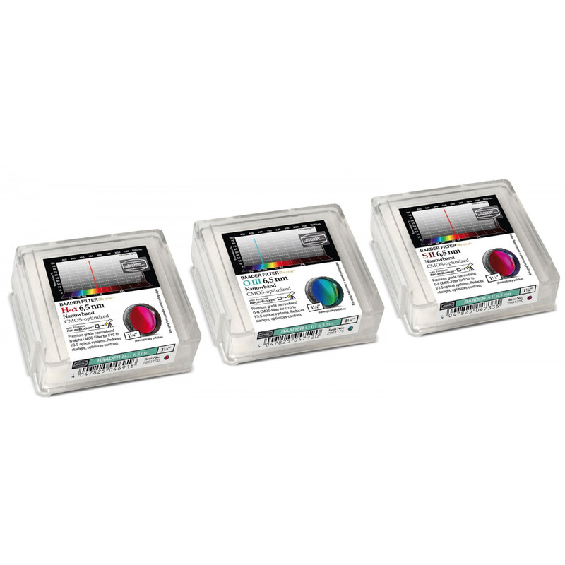 Baader Filter H-alpha/OIII/SII CMOS Narrowband 1,25"
