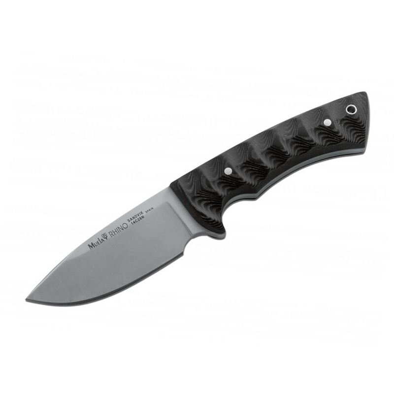Muela Messer Rhino Micarta Black