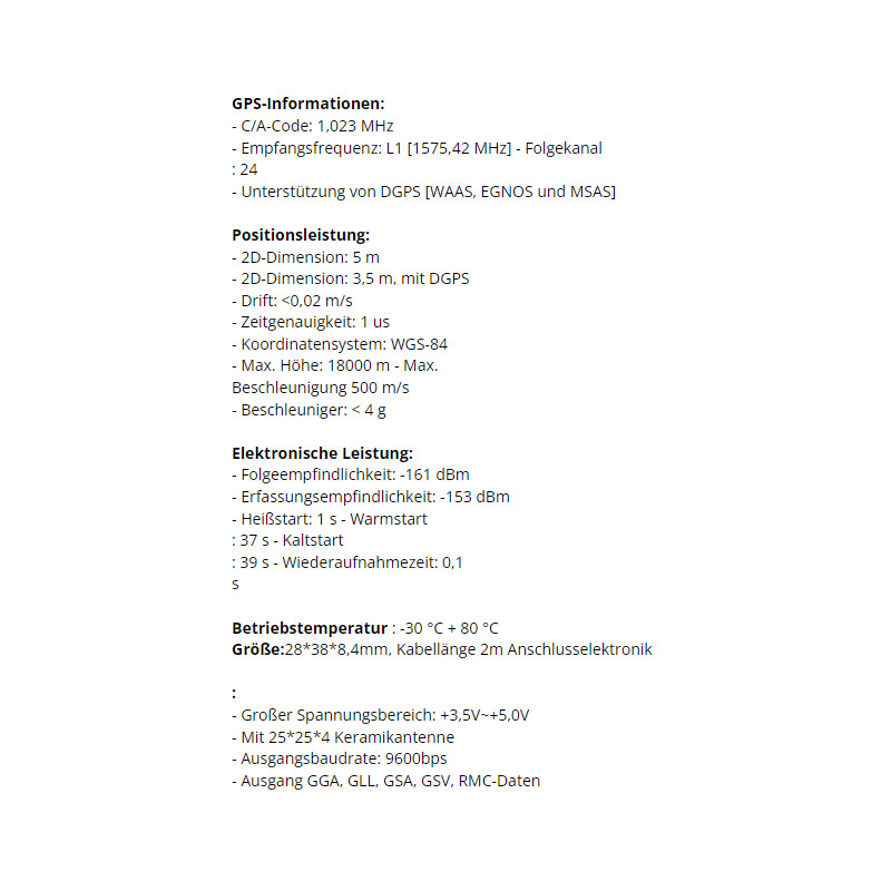 Pierro Astro Kabel USB-GPS-Modul für PC und Mac