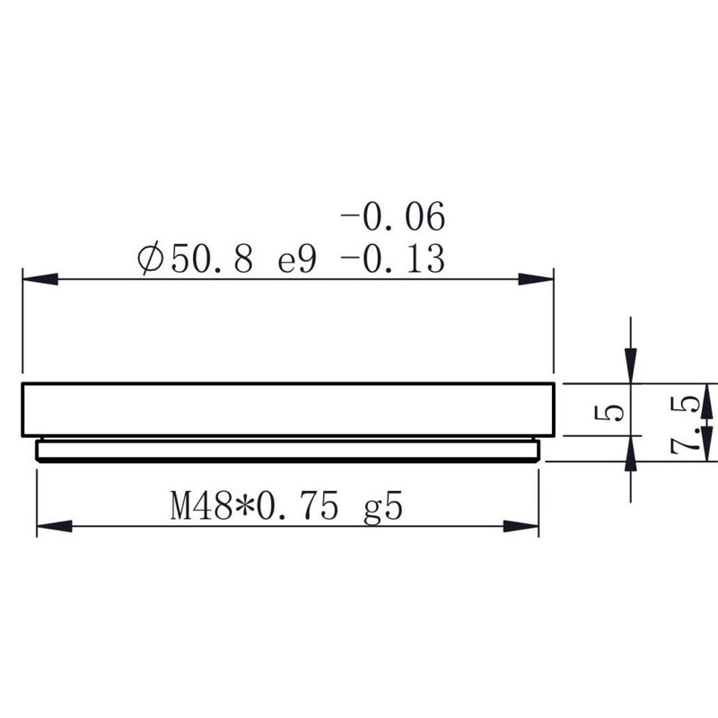 Pierro Astro Objektiv-Adapter Adapter Canon EOS - T2 mit ZWO Filterhalterung
