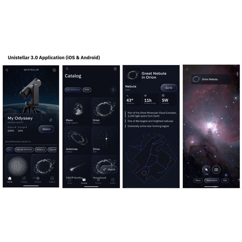 Unistellar Smart Telescope N 85/320 Odyssey Pro