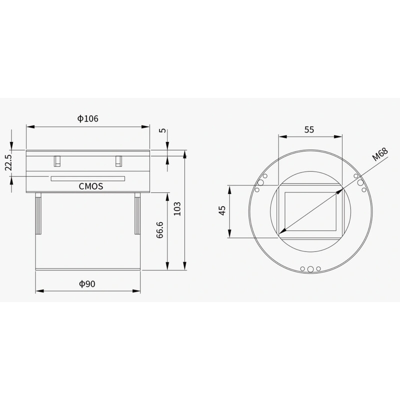 ZWO Kamera ASI 461 MM Pro Mono