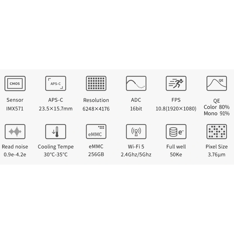 ZWO Kamera ASI 2600 MC-Air Color