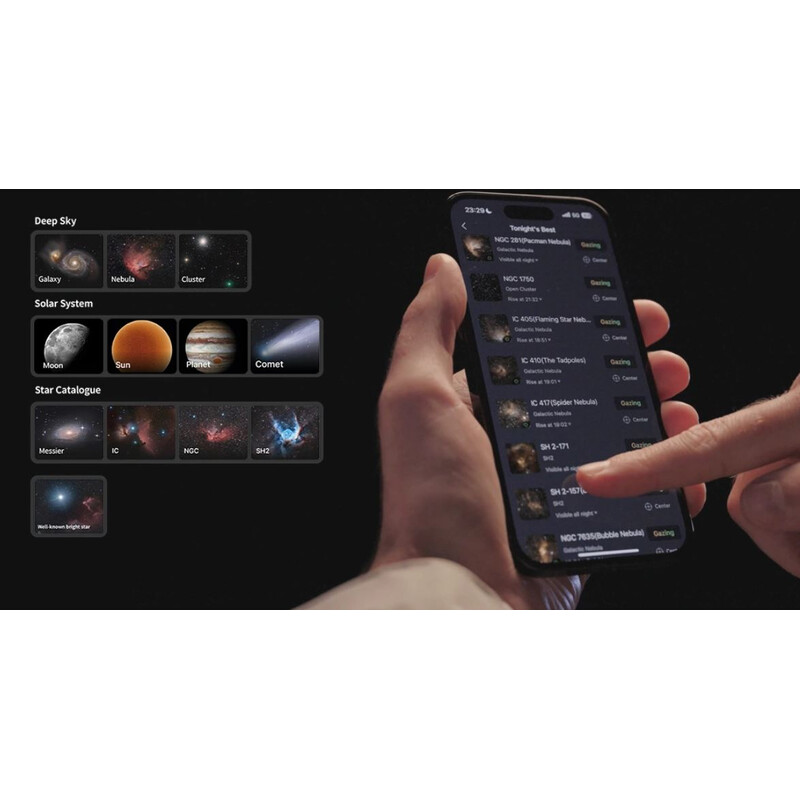 ZWO Smart Telescope AP 30/150 Seestar S30 + Universe2go+