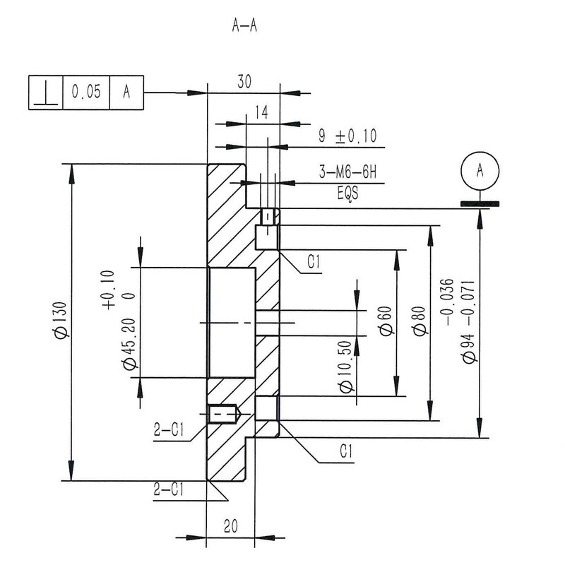 Omegon Pro Säule für Vixen Montierungen 45mm