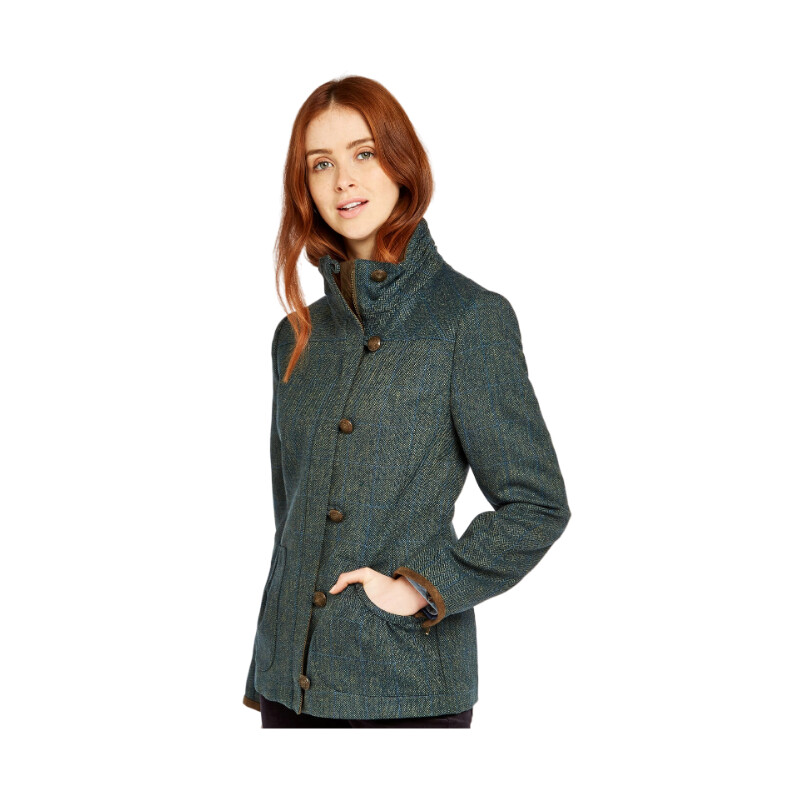 Dubarry of Ireland Tweedjacke Bracken 89 Mist Größe 40