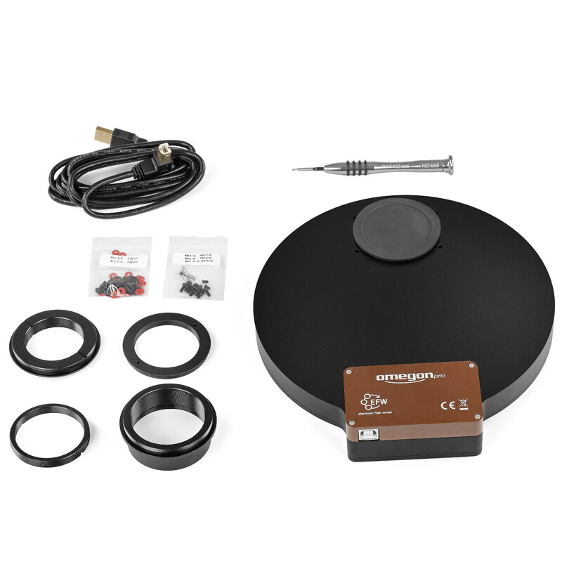 Omegon Pro Filterrad elektronisch EFW-L 7x2''