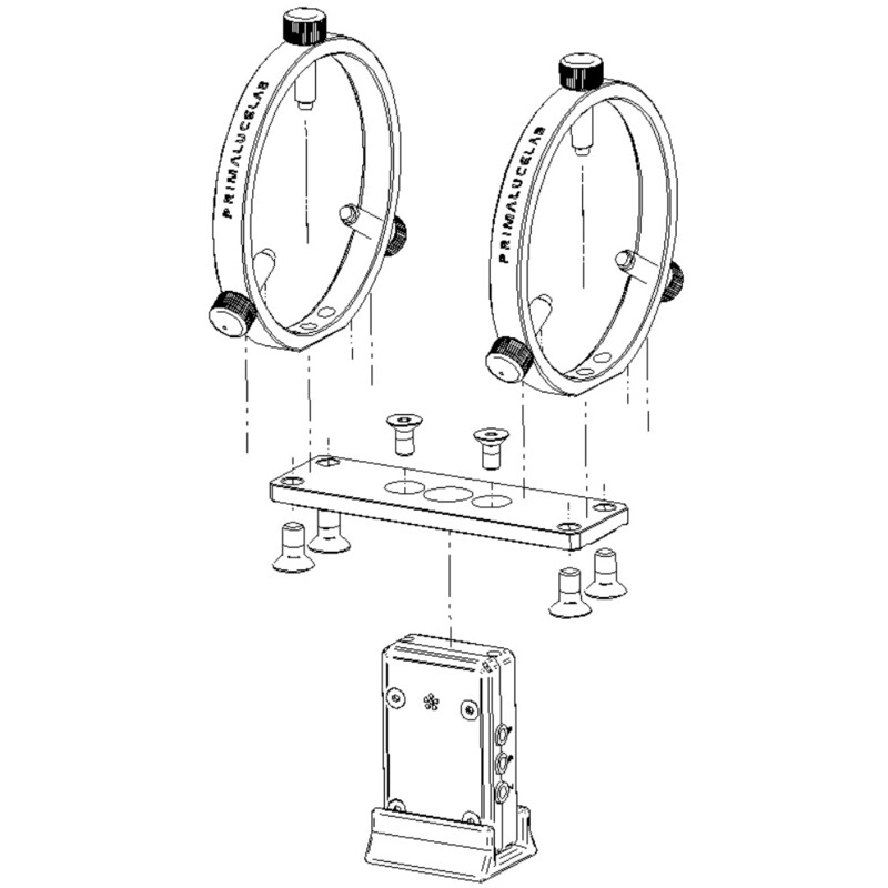 PrimaLuceLab Montageplatte für ECCO