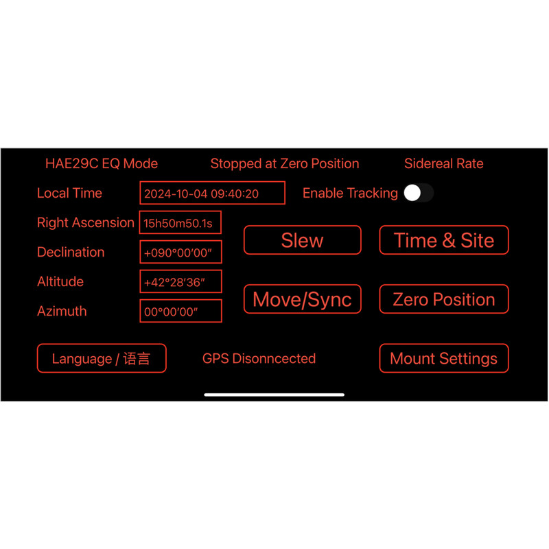iOptron Montierung HAE29C-EC AZ/EQ dual SWG