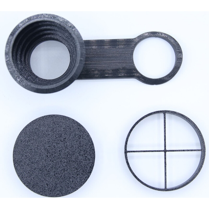 Astroprints Zubehörset für DWARF3: Taukappe, Spikemaske & Objektivdeckel