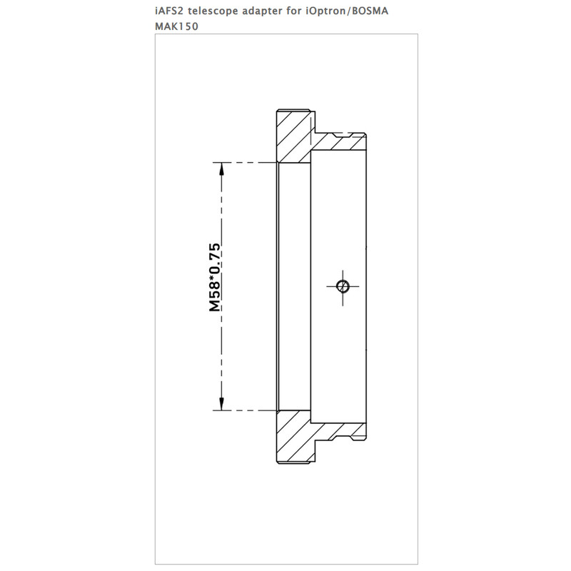 iOptron Adapter iAFS2 / Maksutov 150