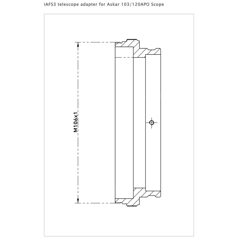 iOptron Adapter iAFS3 / M106