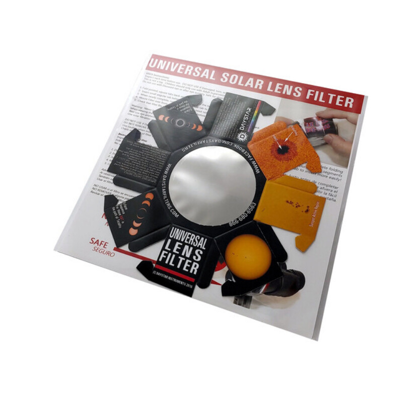 DayStar Sonnenfilter White-Light Universal Lens (2-Pack, 65-89 mm)