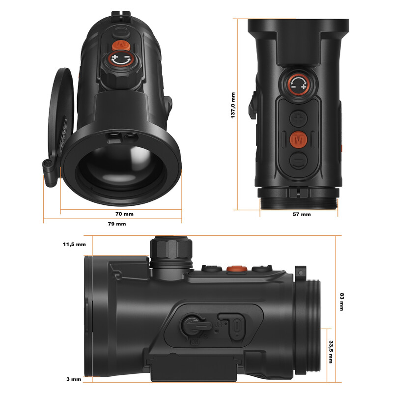 ThermTec Thermalkamera Hunt Pro 650L LRF