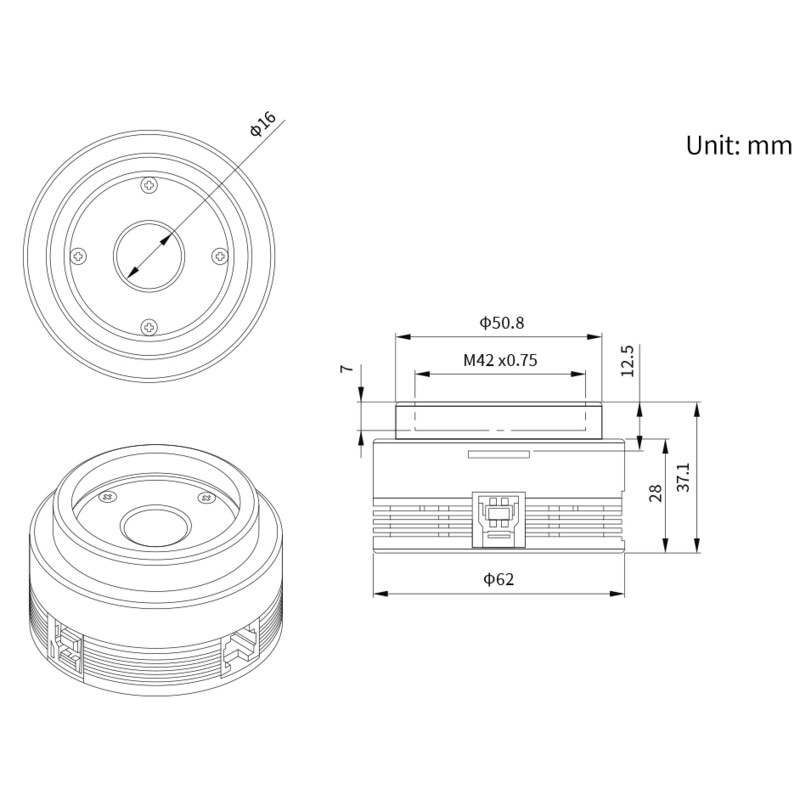 ZWO Kamera ASI 676 MC Color